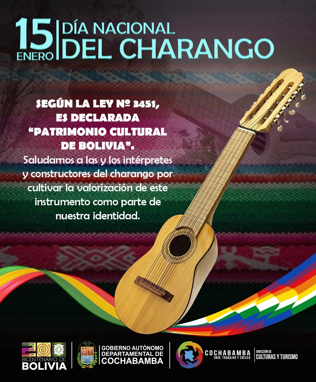 CELEBRAN EL DÍA NACIONAL DEL CHARANGO EN EL AÑO DEL BICENTENARIO